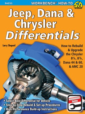 cover image of Jeep, Dana & Chrysler Differentials